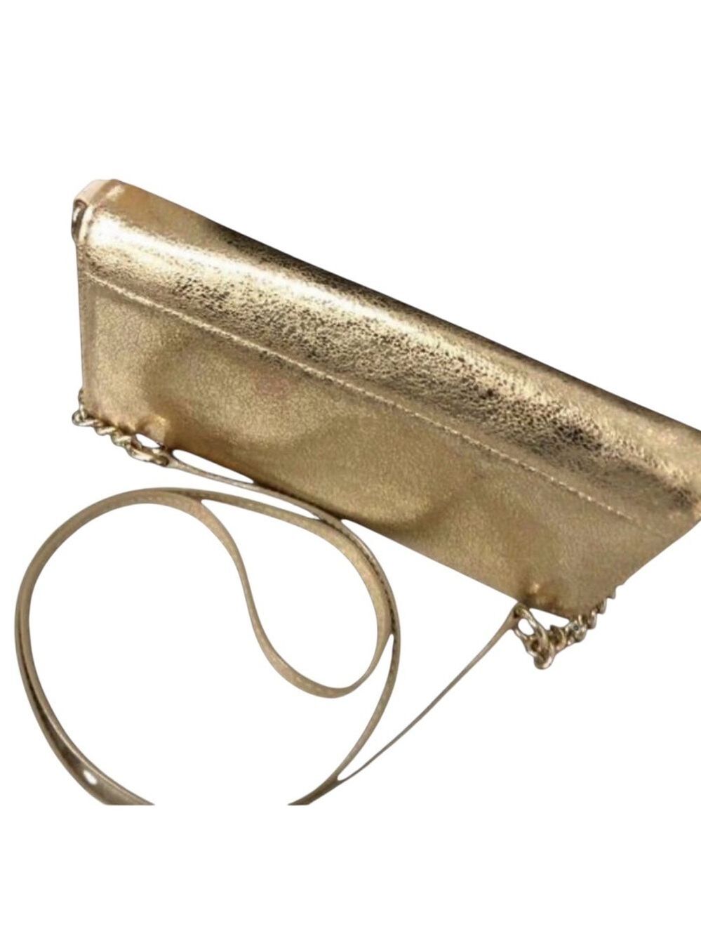 Kate Spade Kylie Harrison St Gold Wallet On Chain WOC Crossbody - Picture 3 of 16